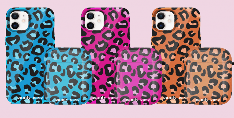 Nieuw binnen: Candy Leopard Airpods cases