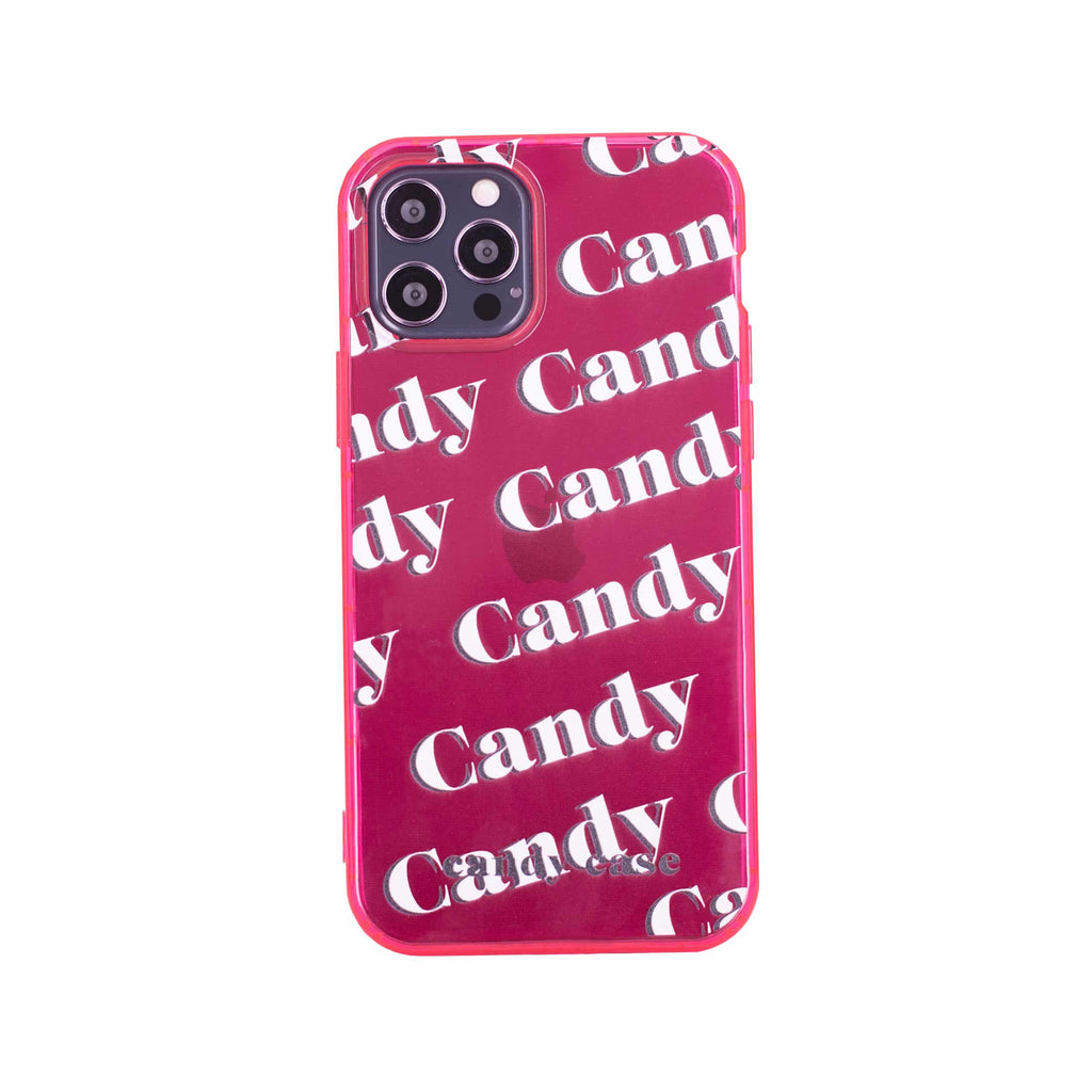 Candy Case Neon Pink Roze Iphone hoesje case